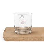 Load image into Gallery viewer, Red Dress Girl Rocks Glass