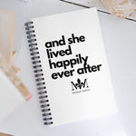 Load image into Gallery viewer, She Lived Happily Ever After Notebook
