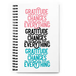 Load image into Gallery viewer, Gratitude Changes Everything 3-Color Notebook
