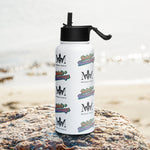 Load image into Gallery viewer, Rebels + Runaways Stainless Steel 32 oz Water Bottle