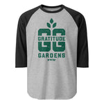 Load image into Gallery viewer, Gratitude Gardens Green 3/4 Sleeve Shirt
