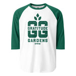 Load image into Gallery viewer, Gratitude Gardens Green 3/4 Sleeve Shirt
