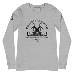 Kraken Black Logo Long Sleeve Tee