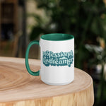 Load image into Gallery viewer, Professional Daydreamer Teal Mug 15 oz
