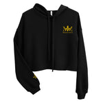 Load image into Gallery viewer, Beneath Series Heroes Crop Hoodie with Embroidered Logo