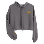 Load image into Gallery viewer, Beneath Series Heroes Crop Hoodie with Embroidered Logo