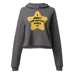 Load image into Gallery viewer, Gold Star Crop Hoodie
