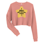 Load image into Gallery viewer, Gold Star Crop Sweatshirt

