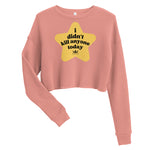 Load image into Gallery viewer, Gold Star Crop Sweatshirt