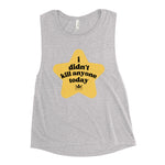 Load image into Gallery viewer, Gold Star Ladies’ Muscle Tank
