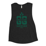 Load image into Gallery viewer, Gratitude Gardens Green Ladies’ Muscle Tank

