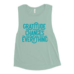 Load image into Gallery viewer, Gratitude Ladies’ Muscle Tank
