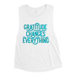 Load image into Gallery viewer, Gratitude Ladies’ Muscle Tank

