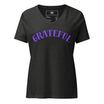 Load image into Gallery viewer, Grateful Relaxed V-Neck T-Shirt