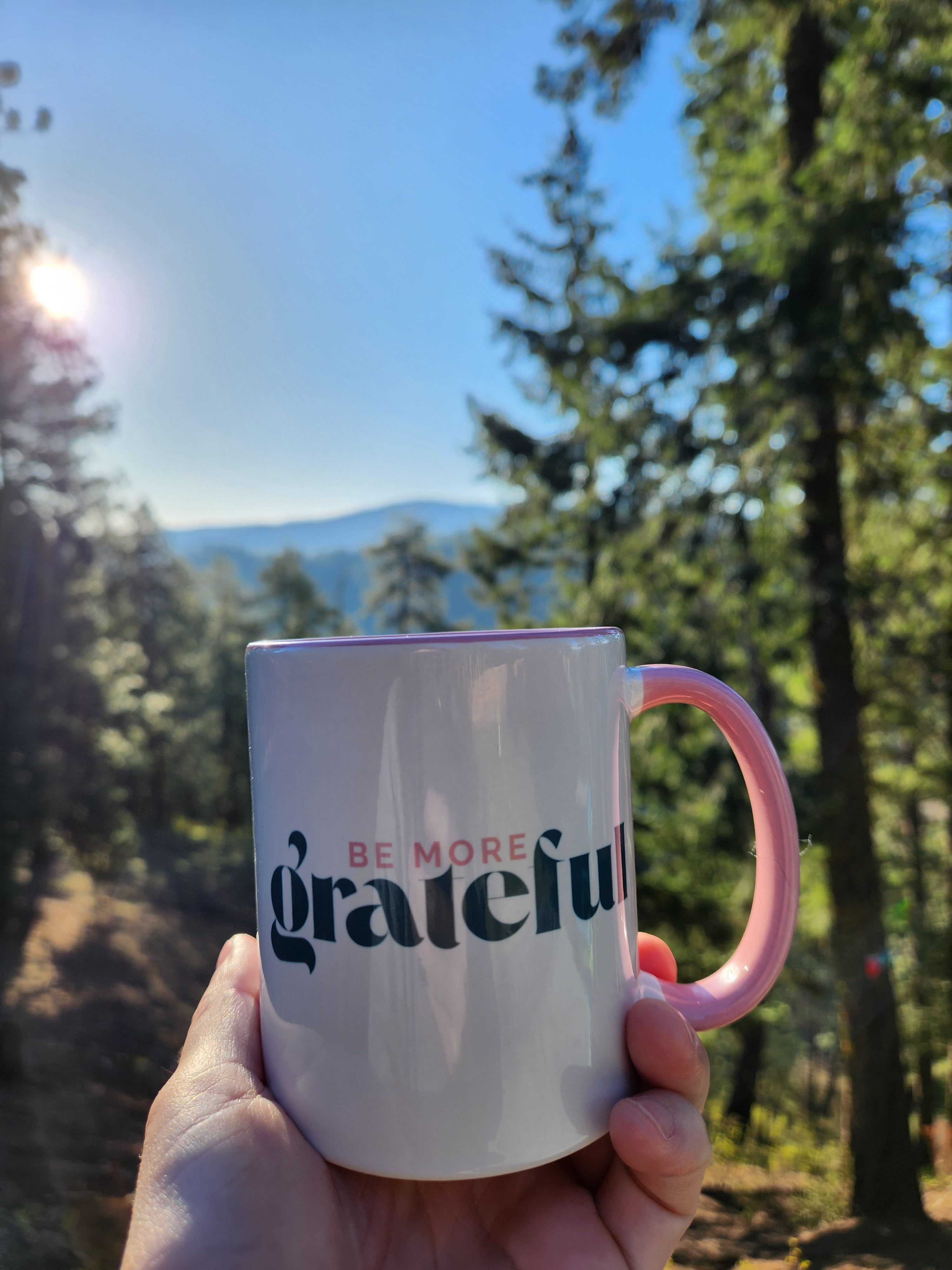 Be More Grateful Spruce Mug 11 oz