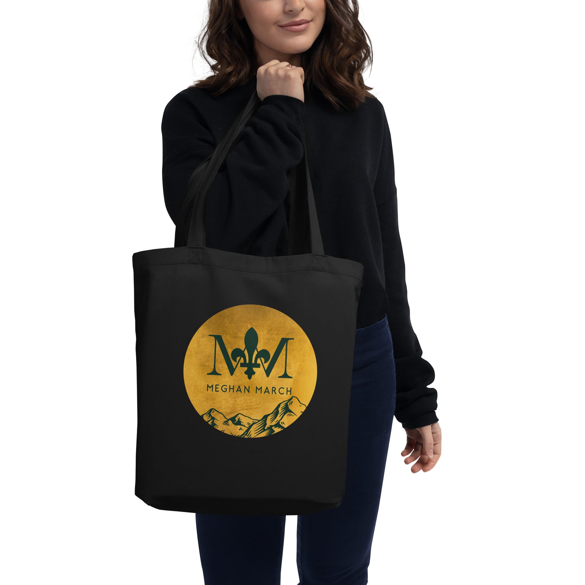 Meghan March Gold Logo Tote Bag