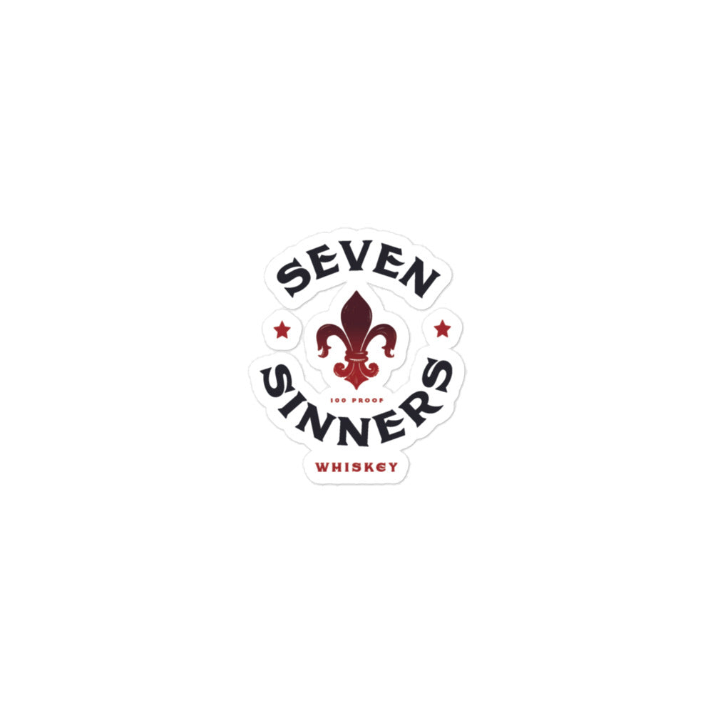 Seven Sinners Sticker