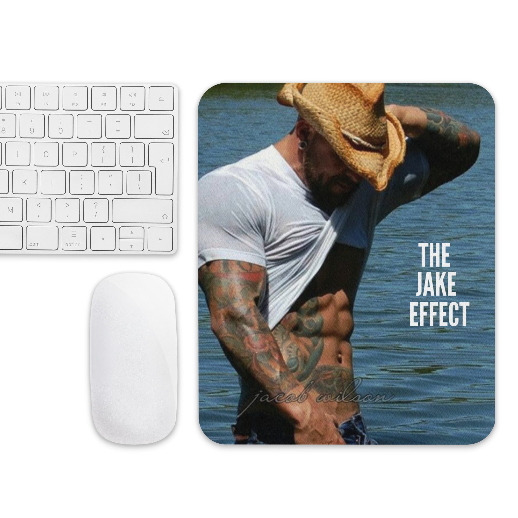 Jake in a Lake Mouse pad