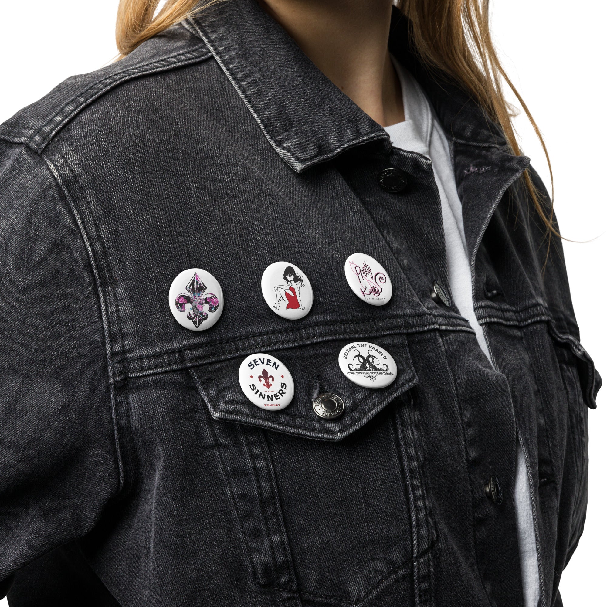 OG Logos 1 Set of Pin Buttons