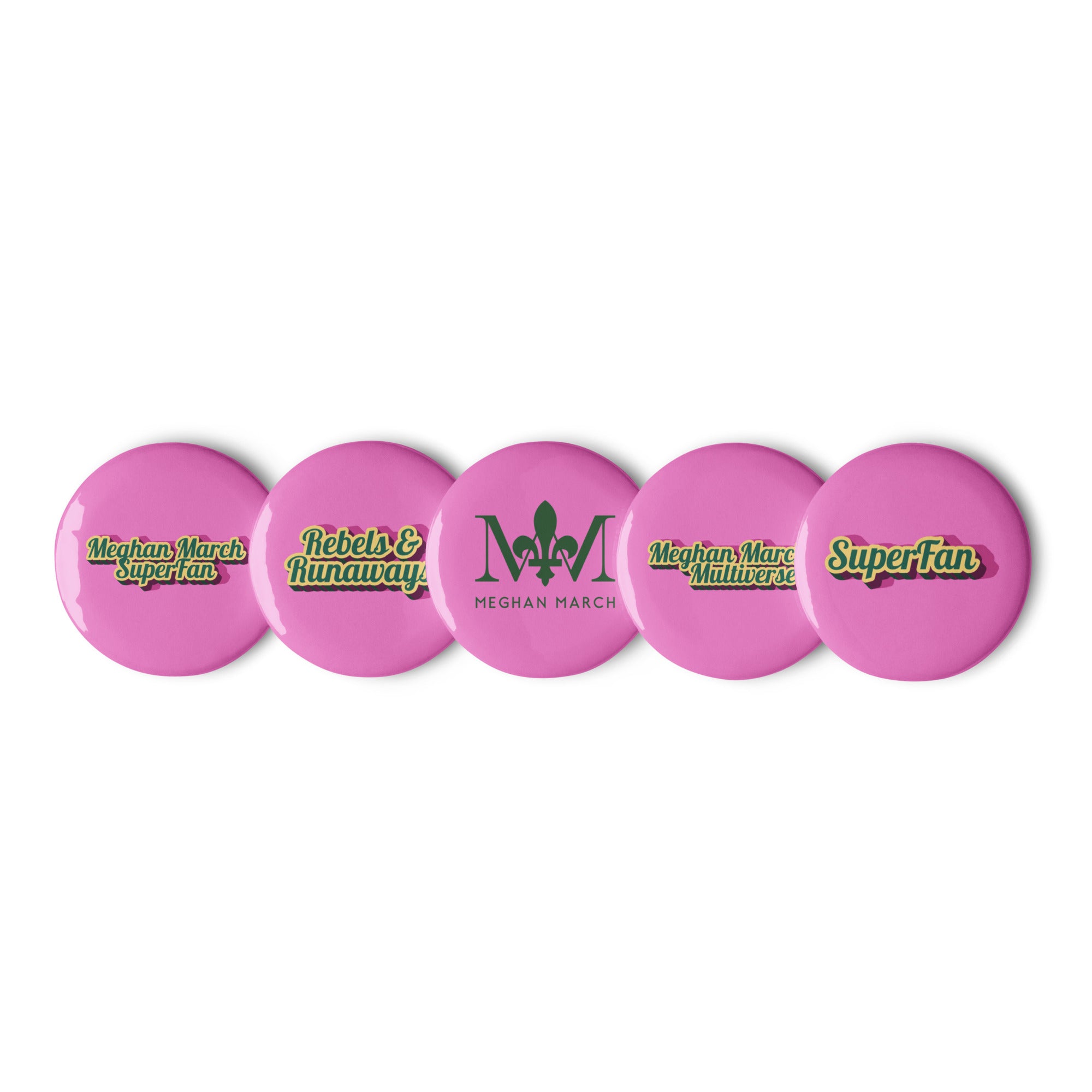 SuperFan Set of Pin Buttons