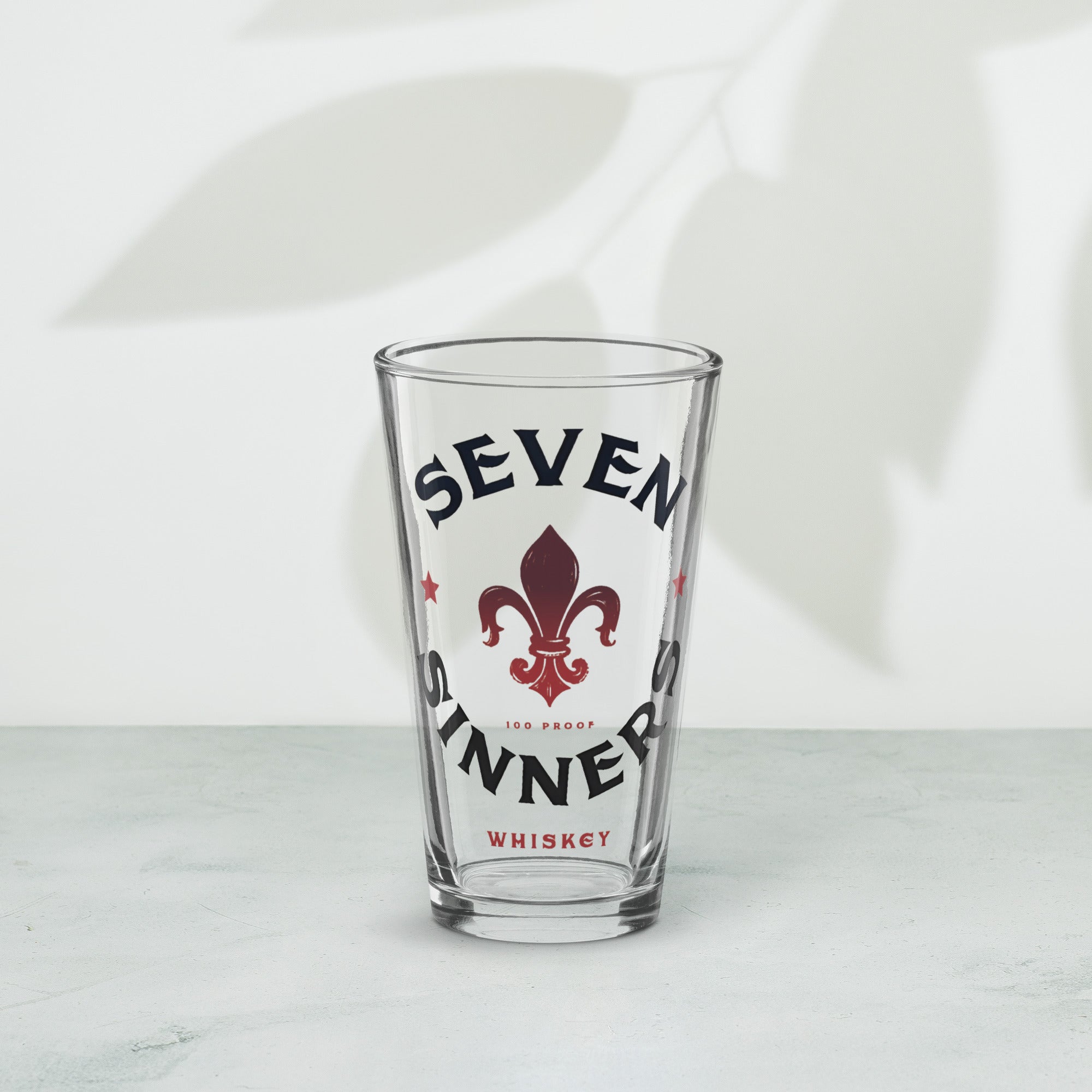 Seven Sinners Pint Glass