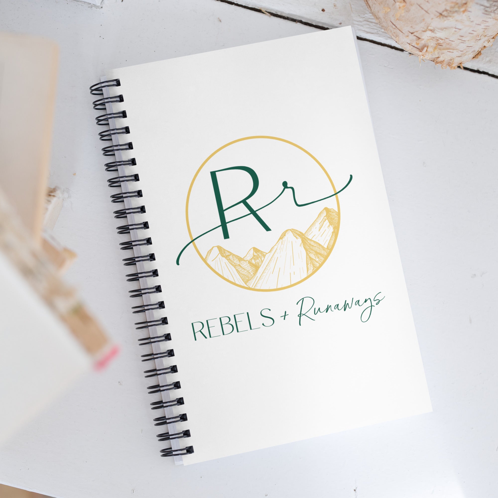 Rebels + Runaways Spiral Notebook