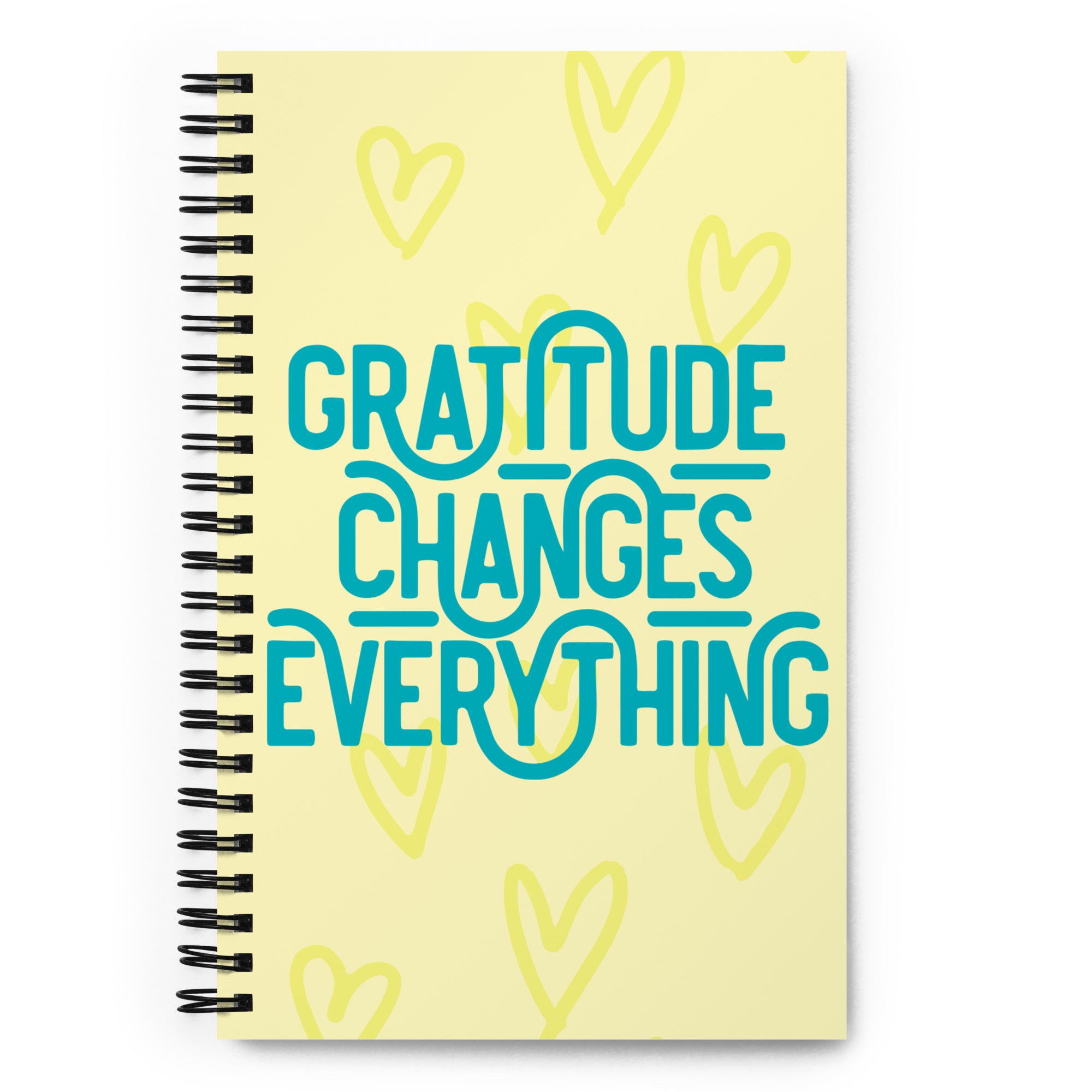 Gratitude Changes Everything Yellow Notebook