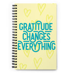 Load image into Gallery viewer, Gratitude Changes Everything Yellow Notebook
