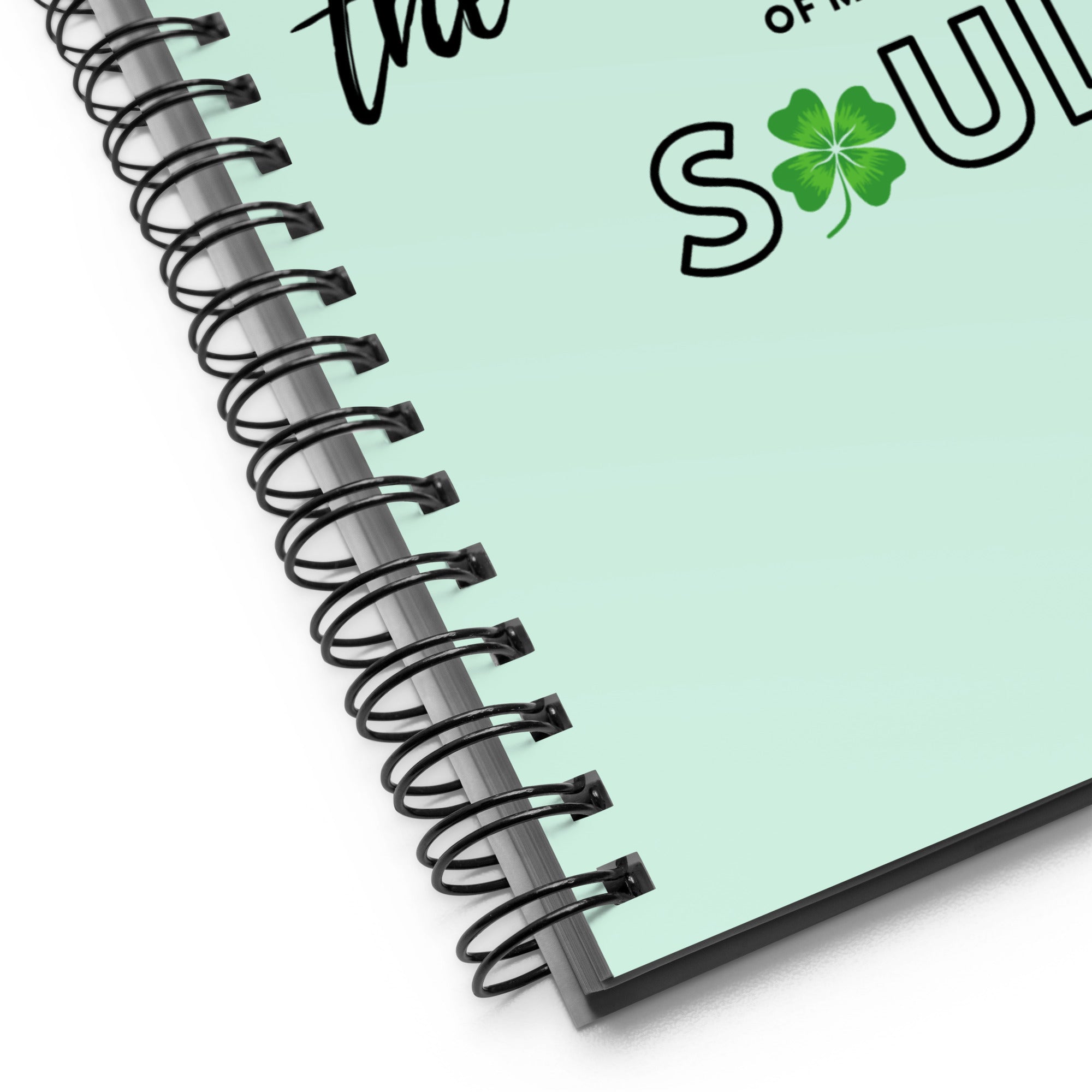 Luck is Woven Green Notebook