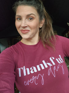 Thankful Every Day Long Sleeve Tee