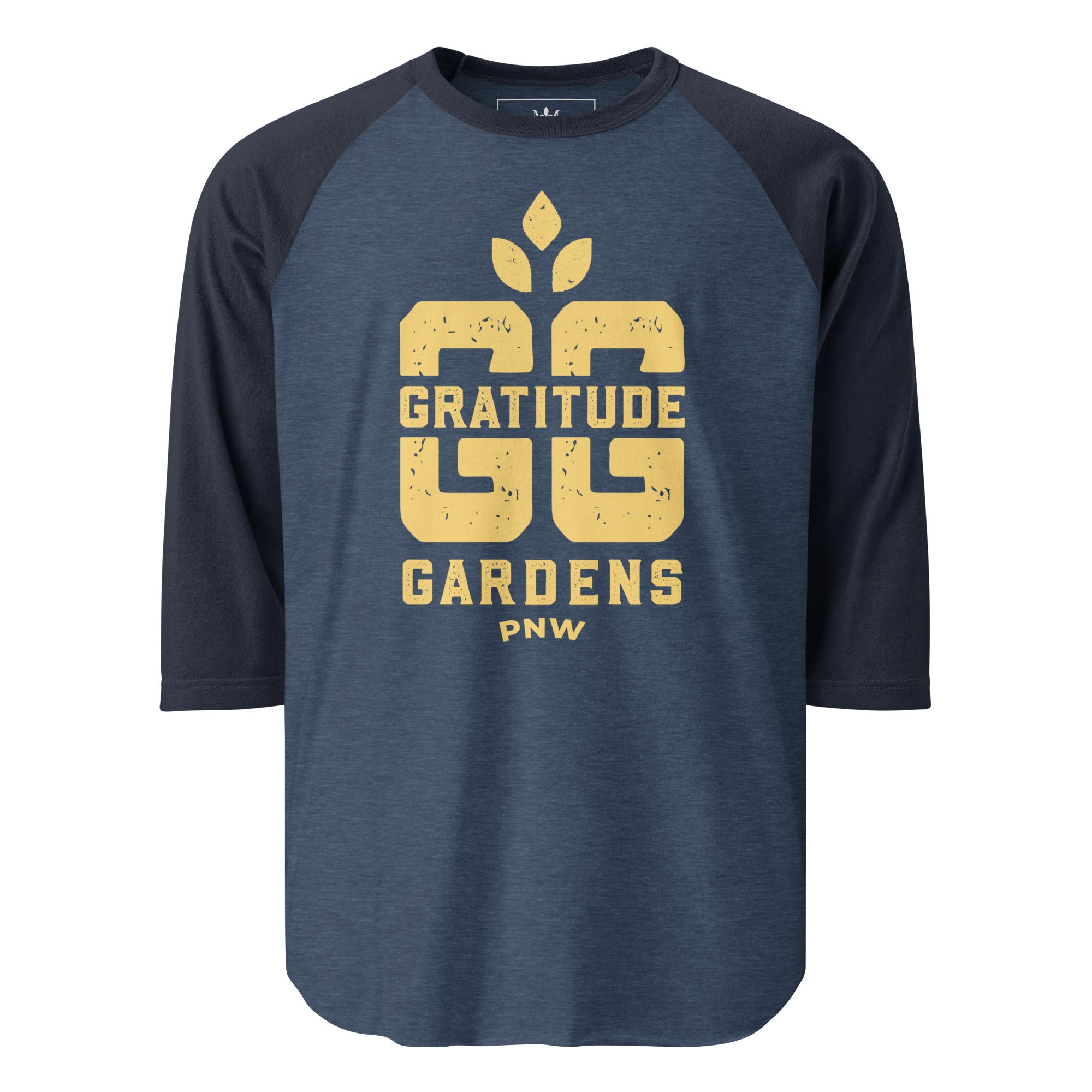 Gratitude Gardens Gold 3/4 Sleeve Shirt