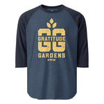 Load image into Gallery viewer, Gratitude Gardens Gold 3/4 Sleeve Shirt
