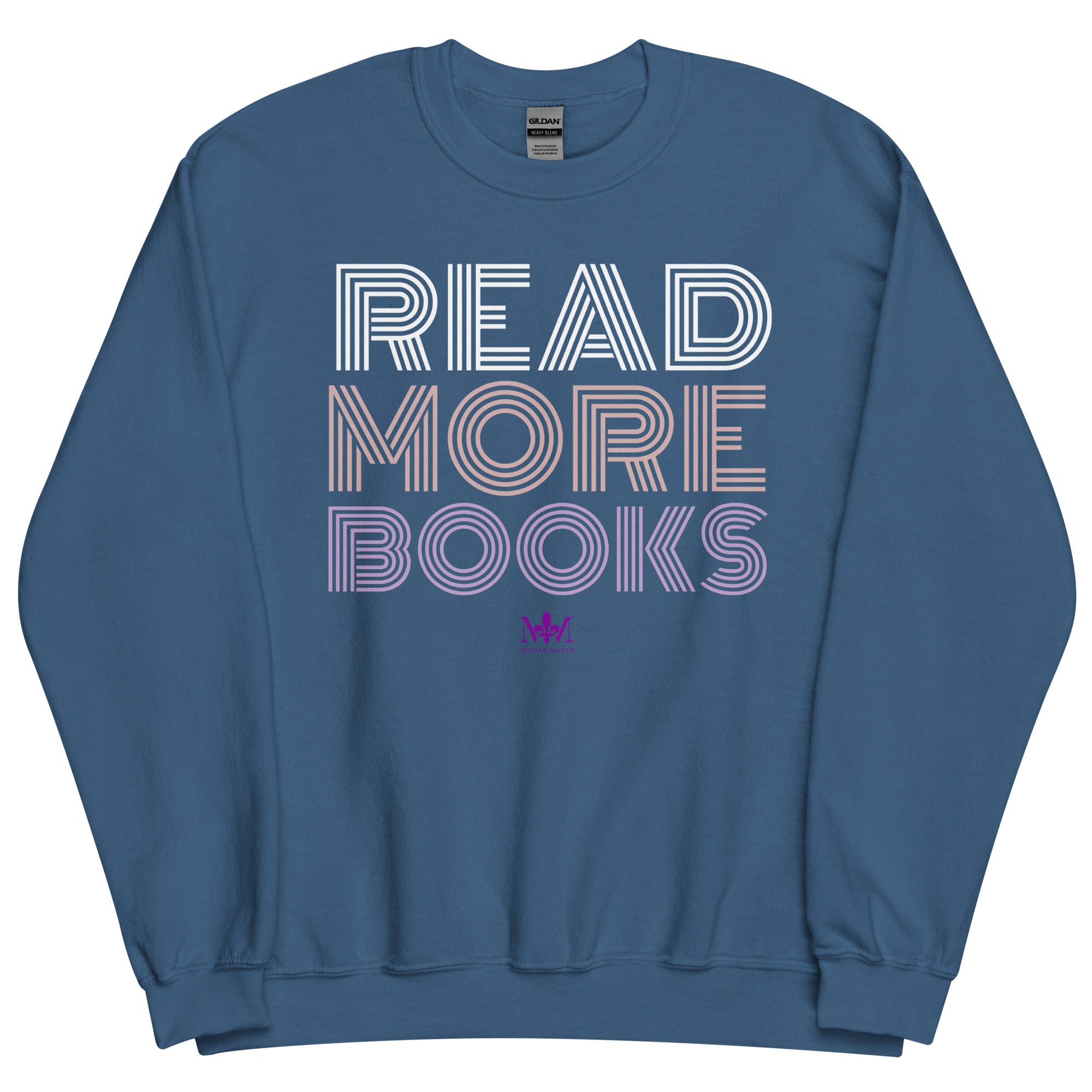 Read More Books Purple Graphic Sweatshirt