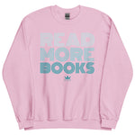 Load image into Gallery viewer, Read More Books Teal Graphic Sweatshirt
