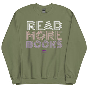 Read More Books Purple Graphic Sweatshirt