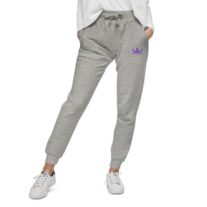 Meghan March Purple Unisex Fleece Sweatpants