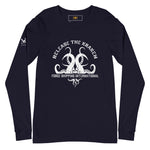 Load image into Gallery viewer, Release the Kraken White Logo Long Sleeve Tee
