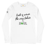 Load image into Gallery viewer, Luck is Woven Long Sleeve Tee
