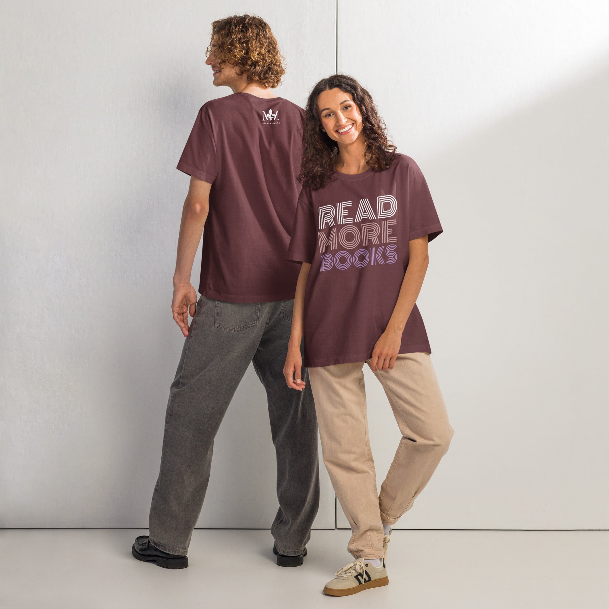 Read More Books Purple Oversized T-Shirt