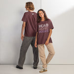 Load image into Gallery viewer, Read More Books Purple Oversized T-Shirt
