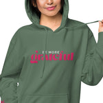Load image into Gallery viewer, Be More Grateful Magenta Unisex Vintage Wash Premium Hoodie
