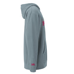 Load image into Gallery viewer, Be More Grateful Magenta Unisex Vintage Wash Premium Hoodie
