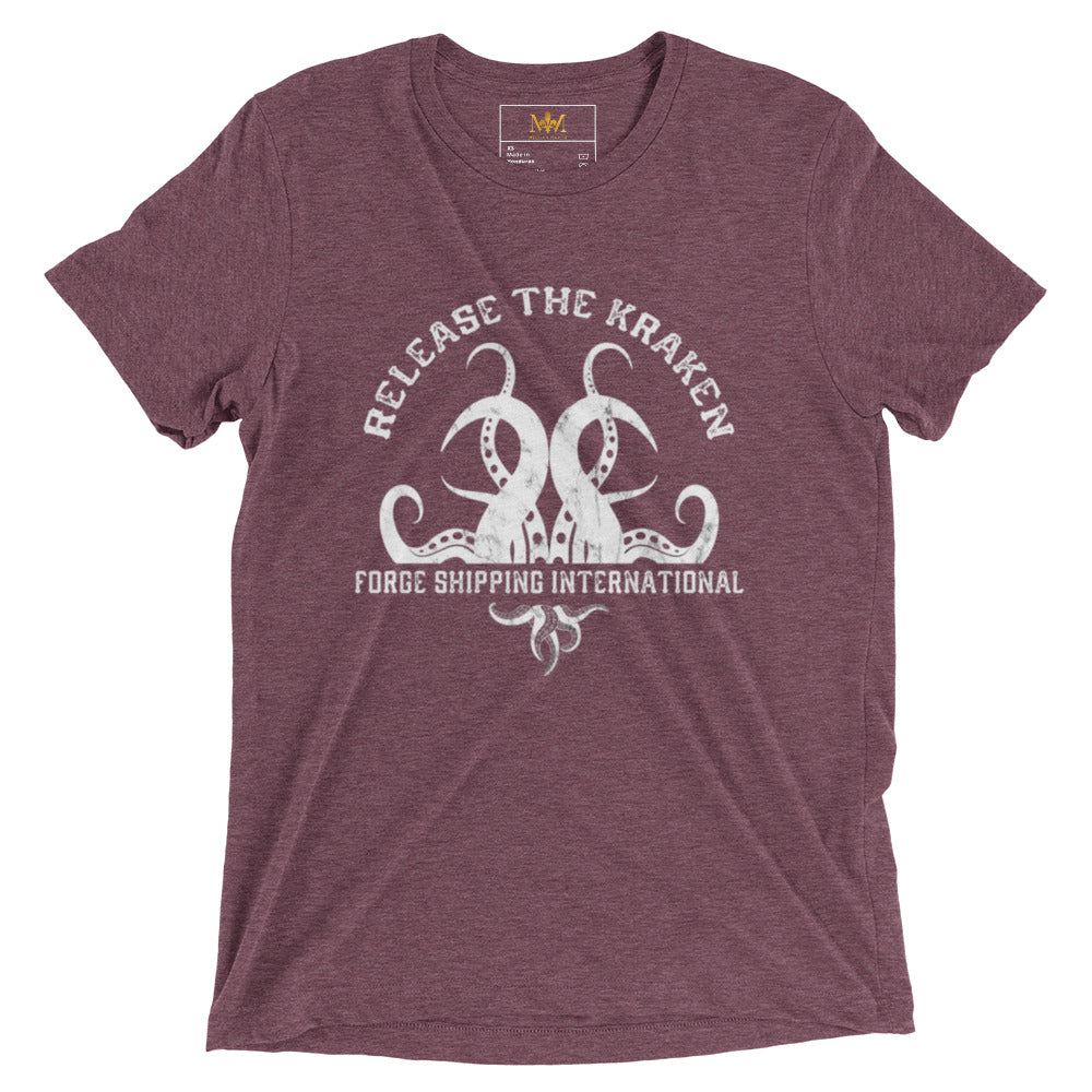 Release the Kraken White Logo T-Shirt