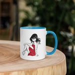 Load image into Gallery viewer, Red Dress Girl Mug 11 oz
