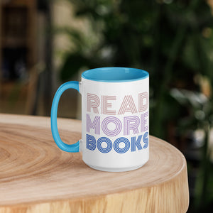 Read More Books Blue Mug 15 oz