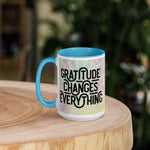 Load image into Gallery viewer, Gratitude Changes Everything Multicolor Mug 15 oz
