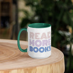 Load image into Gallery viewer, Read More Books Blue Mug 15 oz

