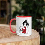 Load image into Gallery viewer, Red Dress Girl Mug 11 oz
