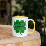 Load image into Gallery viewer, Luck is Woven Clover Mug 11 oz
