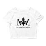 Load image into Gallery viewer, Meghan March Logo Women’s Crop Tee
